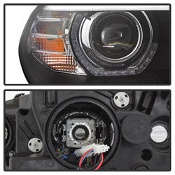 Spyder Signature BMW X5 07-10 AFS HID Only Projector Headlights Does Not Fit Halogen Model Black