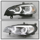 Spyder Signature BMW X5 07-10 AFS HID Only Projector Headlights Does Not Fit Halogen Model Black