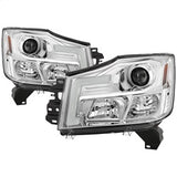 Spyder Signature Nissan Armada/Armada (Pathfinder)/Titan 05-07 Version 2 Projector Headlights Chrome