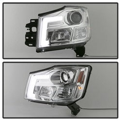Spyder Signature Nissan Armada/Armada (Pathfinder)/Titan 05-07 Version 2 Projector Headlights Chrome