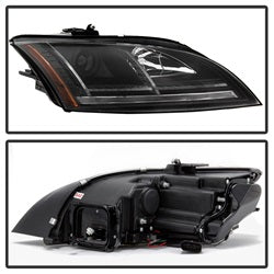 Spyder Signature Audi TT/TT Quattro 08-09 Sequential Turn Signal Projector Headlights HID Xenon Model Only Not Compatible With Halogen Model