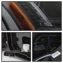 Spyder Signature Audi TT/TT Quattro 08-09 Sequential Turn Signal Projector Headlights HID Xenon Model Only Not Compatible With Halogen Model