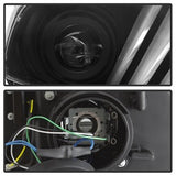Spyder Ford Mustang 2013-2014 HID Model Only Projector Headlights - Sequential Turn Signal - Black