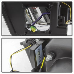 Spyder Ford Mustang 2013-2014 HID Model Only Projector Headlights - Sequential Turn Signal - Black