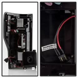 Spyder Ford F-250 Super Duty 17-18 Halogen Bulb Type LED Tail Lights Not Fit LED Model Black Smoke