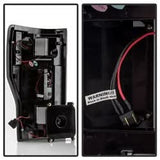 Spyder Ford F-250 Super Duty 17-18 Halogen Bulb Type LED Tail Lights Not Fit LED Model Black Smoke