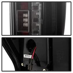 Spyder Ford F-250 Super Duty 17-18 Halogen Bulb Type LED Tail Lights Not Fit LED Model Black Smoke