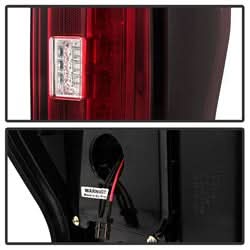 Spyder Ford F-250 Super Duty 17-18 Halogen Bulb Type LED Tail Lights Not Fit LED Model Red Clear