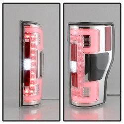 Spyder Ford F-250 Super Duty 17-18 Chrome LED Tail Lights