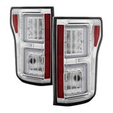 Spyder Ford F-150 18-19 Not Compatible w/Rear Blind Spor Sensor Models Light Bar LED Tail Lights Chrome