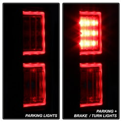 Spyder Ford F-150 18-19 Not Compatible w/Rear Blind Spor Sensor Models Light Bar LED Tail Lights Black Smoke