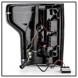 Spyder Ford F-150 18-19 Not Compatible w/Rear Blind Spor Sensor Models Light Bar LED Tail Lights Black Smoke