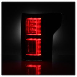 Spyder Ford F-150 18-19 Not Compatible w/Rear Blind Spor Sensor Models Light Bar LED Tail Lights Black Smoke
