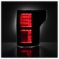 Spyder Ford F-150 18-19 Not Compatible w/Rear Blind Spor Sensor Models Light Bar LED Tail Lights Black