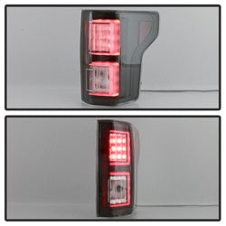 Spyder Ford F-150 18-19 Not Compatible w/Rear Blind Spor Sensor Models Light Bar LED Tail Lights Black