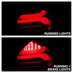Spyder Ford Focus 15-17 Sequential/Indicator/Reverse LED LED Tail Lights Red Clear