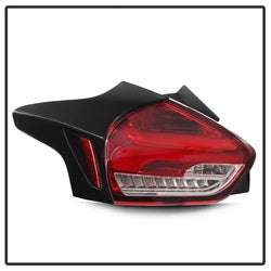Spyder Ford Focus 15-17 Sequential/Indicator/Reverse LED LED Tail Lights Red Clear