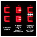 Spyder Toyota Tacoma 16-17 Red Clear LED Tail Lights