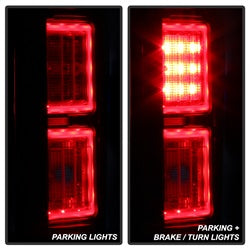 Spyder Ford F-150 18-19 Not Compatible w/Rear Blind Spor Sensor Models Light Bar LED Tail Lights Red Clear