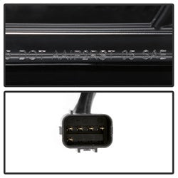 Spyder Jeep Grand Cherokee 05-06 Version 2 Light Bar DRL LED Projector Headlights Black