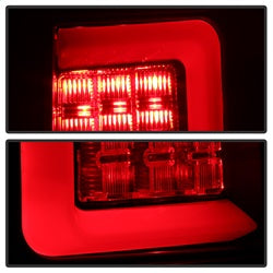 Spyder Jeep Grand Cherokee 05-06 Version 2 Light Bar DRL LED Projector Headlights Black