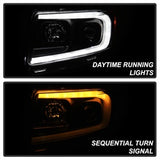 Spyder Signature Jeep Grand Cherokee 11-13 Black Light Bar Projector Headlights Halogen Models Only Will Not Fit Xenon/HID Model