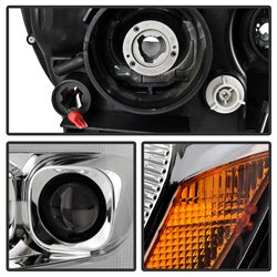 Spyder Signature Jeep Grand Cherokee 11-13 Chrome Light Bar Projector Headlights Halogen Models Only Will Not Fit Xenon/HID Model