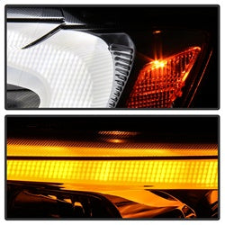 Spyder Signature Jeep Grand Cherokee 11-13 Chrome Light Bar Projector Headlights Halogen Models Only Will Not Fit Xenon/HID Model