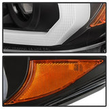 Spyder Signature Toyota Tacoma 16-18 w/LED Sequential Turn Signal Projector Headlights Does Not Fit TRD Model Black