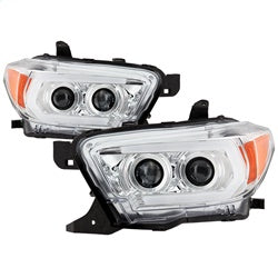 Spyder Signature Toyota Tacoma 16-18 w/LED Sequential Turn Signal Projector Headlights Does Not Fit TRD Model Chrome