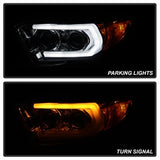 Spyder Signature Toyota Tacoma 16-18 w/LED Sequential Turn Signal Projector Headlights Does Not Fit TRD Model Chrome