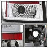 Spyder Jeep Grand Cherokee 05-06 Version 2 Light Bar DRL Projector Headlights Chrome