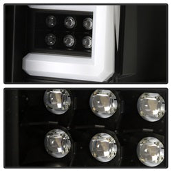 Spyder Chevrolet Silverado 1500/Silverado 2500 HD/Silverado 3500 HD 16-17 All Black Light Bar LED Tail Lights