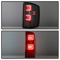 Spyder Chevrolet Silverado 1500/Silverado 2500 HD/Silverado 3500 HD 16-17 All Black Light Bar LED Tail Lights
