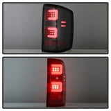 Spyder Chevrolet Silverado 1500/Silverado 2500 HD/Silverado 3500 HD 16-17 All Black Light Bar LED Tail Lights