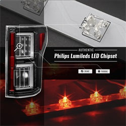 Spyder Ford F-150 15-17 Not Compatible w/Rear Blind Spot Sensor Model Light Bar LED Tail Lights Black