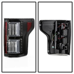 Spyder Ford F-150 15-17 Not Compatible w/Rear Blind Spot Sensor Model Light Bar LED Tail Lights Black