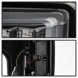 Spyder Ford F-150 15-17 Not Compatible w/Rear Blind Spot Sensor Model Light Bar LED Tail Lights Black
