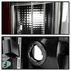 Spyder Ford F-150 15-17 Not Compatible w/Rear Blind Spot Sensor Model Light Bar LED Tail Lights Black