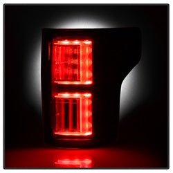 Spyder Ford F-150 15-17 Not Compatible w/Rear Blind Spot Sensor Model Light Bar LED Tail Lights Black