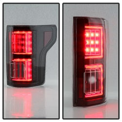 Spyder Ford F-150 15-17 Not Compatible w/Rear Blind Spot Sensor Model Light Bar LED Tail Lights Black