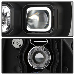 Spyder Signature Chevrolet Avalanche/Suburban 1500/Suburban 2500/Tahoe 07-13 Version 2 DRL Projector Headlights Incl. High H1 And Low H1 Black