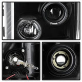 Spyder Signature Ford F-250 Super Duty/F-350 Super Duty/F-450 Super Duty 11-16 DRL Halo LED Projector Headlights Incl. High H1 And Low 9006