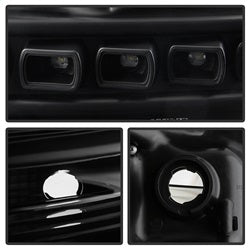 Spyder Signature Ford F-250 Super Duty/F-350 Super Duty/F-450 Super Duty 11-16 DRL Halo LED Projector Headlights Incl. High H1 And Low 9006