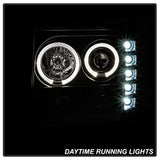 Spyder Signature GMC Sierra 1500/Sierra 2500 HD/Sierra 3500 HD 07-13 Incl. High H1 And Low H1 Halo LED Projector Headlights Black