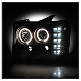 Spyder Signature GMC Sierra 1500/Sierra 2500 HD/Sierra 3500 HD 07-13 Incl. High H1 And Low H1 Halo LED Projector Headlights Black