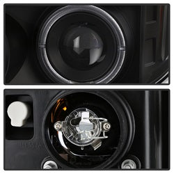 Spyder Signature Toyota Sequoia/Tundra 08-13 Incl. High H1 And Low H1 Halo LED Projector Headlights Black
