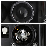 Spyder Signature Toyota Sequoia/Tundra 08-13 Incl. High H1 And Low H1 Halo LED Projector Headlights Black