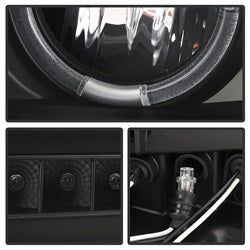 Spyder Signature Toyota Sequoia/Tundra 08-13 Incl. High H1 And Low H1 Halo LED Projector Headlights Black