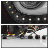 Spyder Honda Civic 16 Black Light Bar LED Tail Lights
